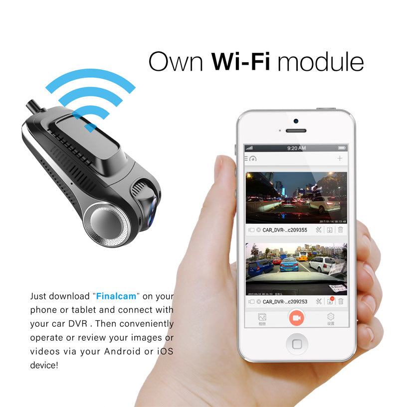 Night vision Dashcam