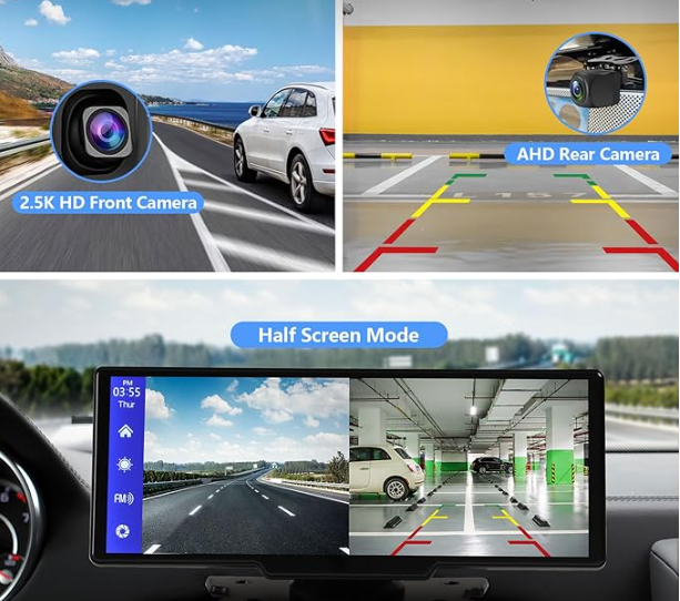 Dashcam + Carplay Dash Screen