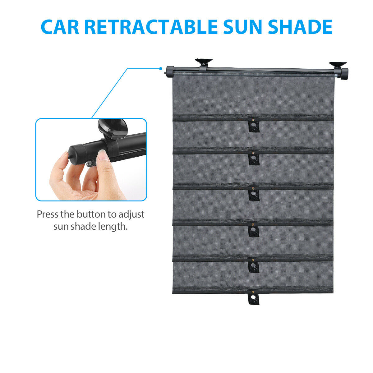 Retractable Roller Window Sunshade