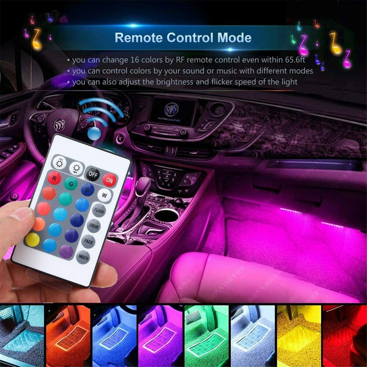 Car Interior Lights Neon LED Strip