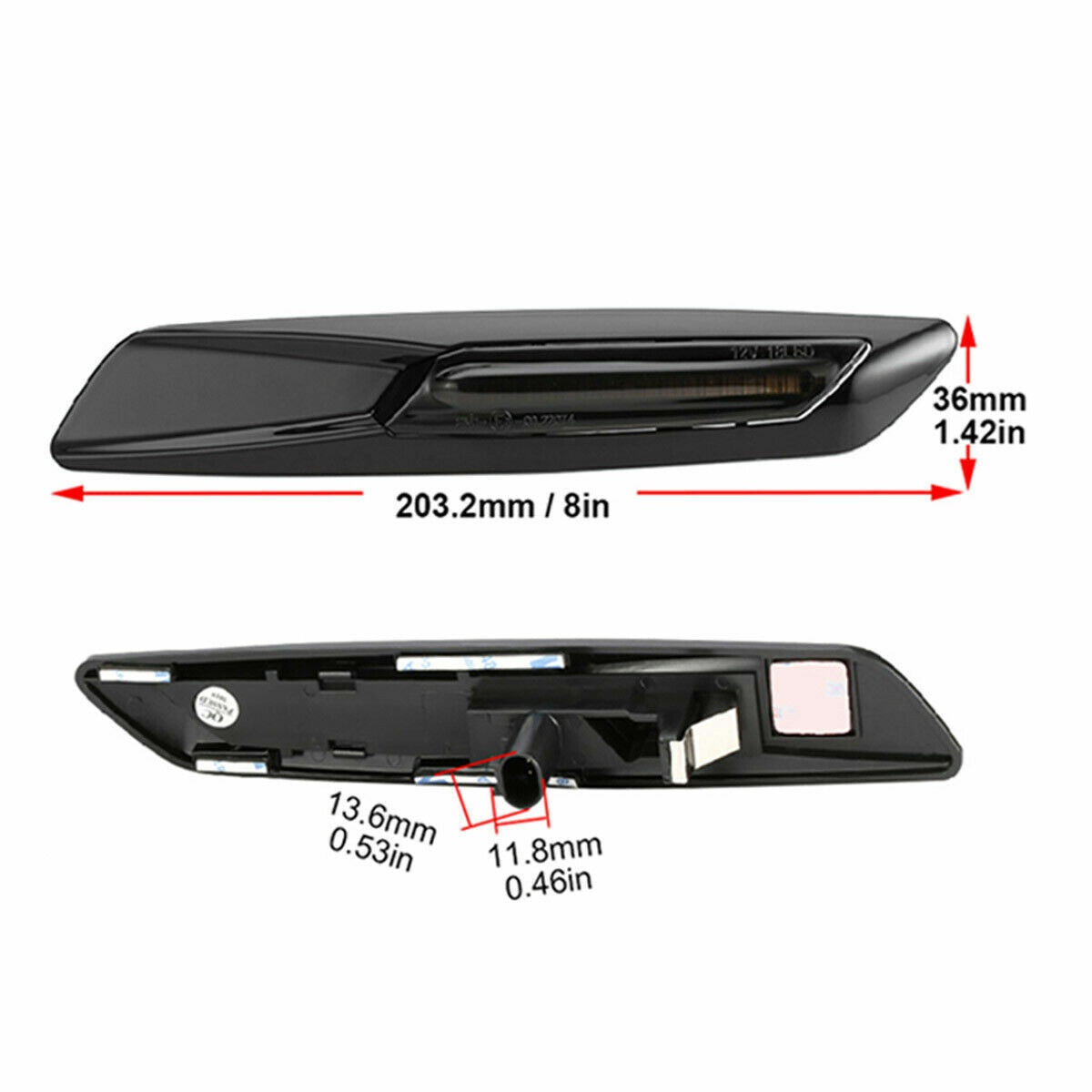 BMW E90 E91 E92 E93 SMOKE LENS Fender Side Marker