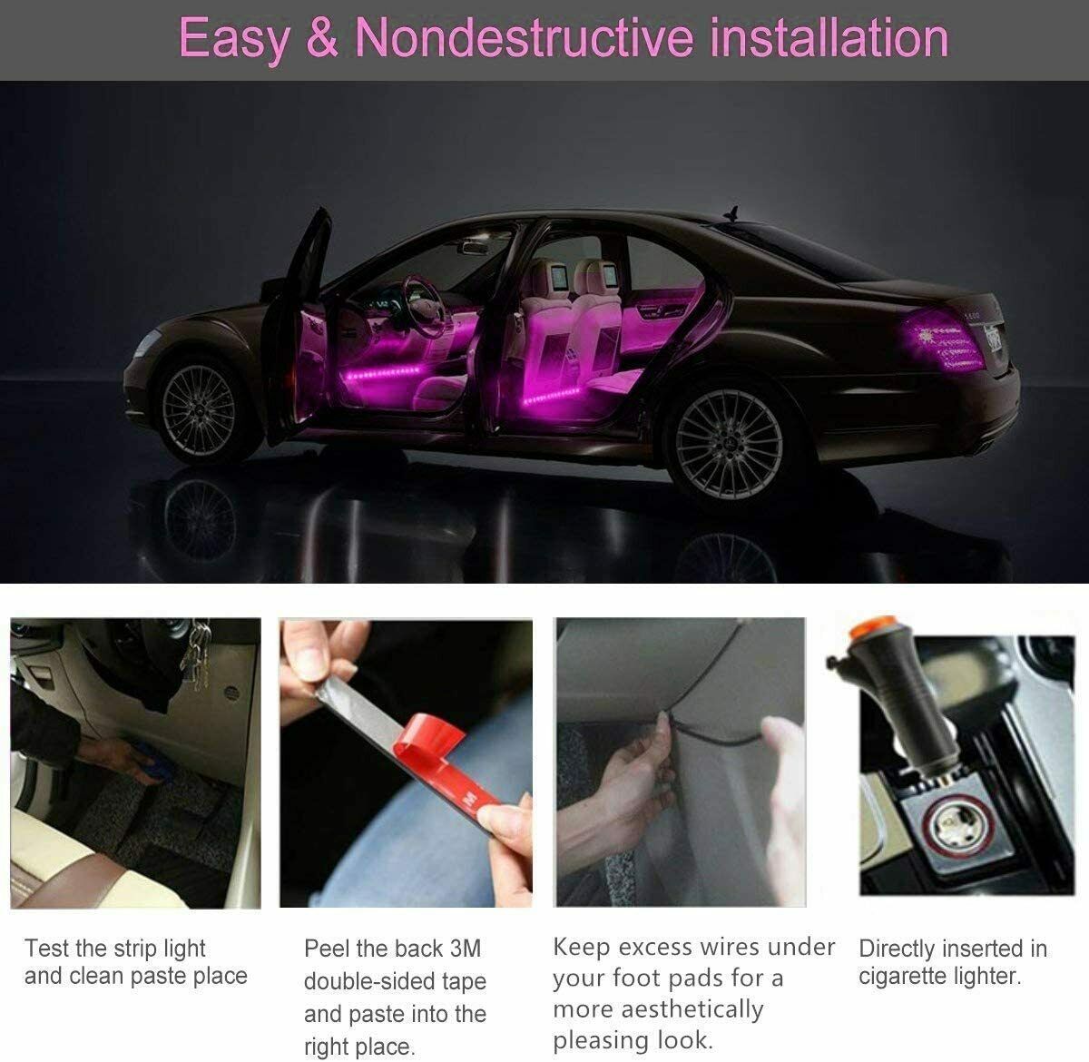 Car Interior Lights Neon LED Strip