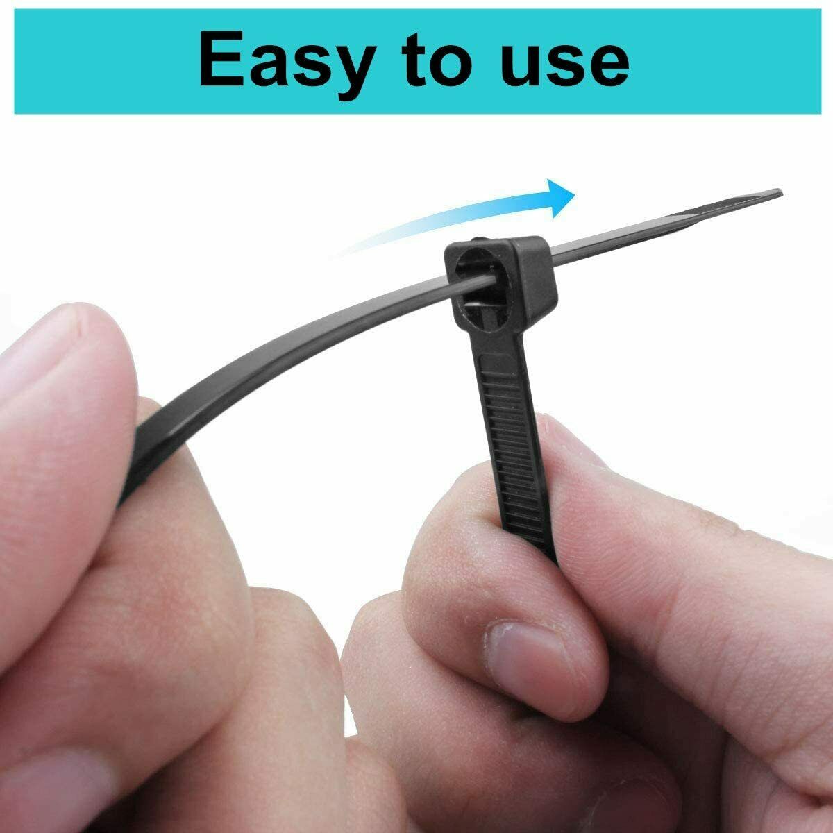Black 12" Zip Ties